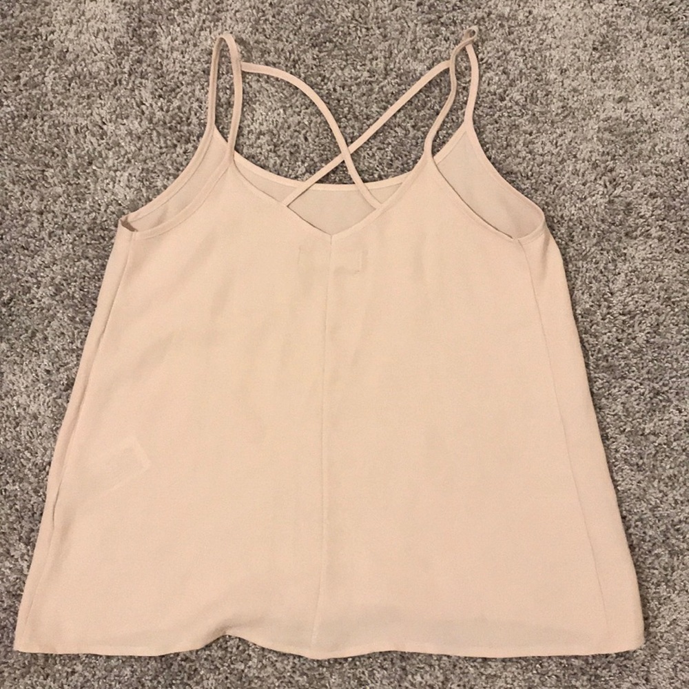 Basic light pink top. X-small - Picture 2 of 4